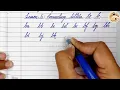 Cursive writing for beginners Course Lesson - 5 Connecting letters to b