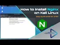 How to Install Nginx on Kali Linux Kali Linux 2020 4