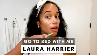 Laura Harrier s 7-Step Nighttime Skincare Routine Go To Bed With Me Harper s BAZAAR