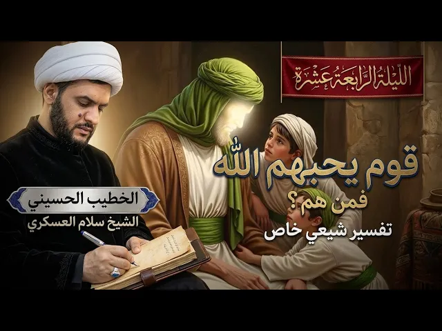 ⁣🔴مباشر | قوم يحبهم ويحبونه | الشيخ سلام العسكري |  ليلة 14شهر رمضان 1447هـ  