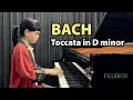 Bach Toccata in D minor - Emilie Barton, FEURICH 218 piano