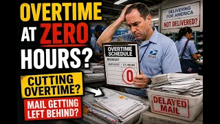 USPS Overtime Hit ZERO Now the Mail Is Getting Delayed