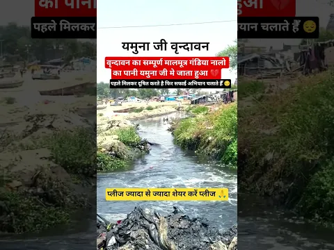 यमुना जी वृन्दावन #yamunaji #yamuna #yamunariver #vrindavan