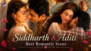 siddharth u0026 aditi rao hydari best romantic scene maha samudram movie scene telugu filmnagar