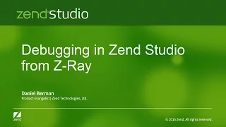 Debugging in Zend Studio from Z-Ray