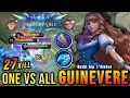 Download Lagu ONE VS ALL!! 27 Kills Guinevere Hard Carry - Build Top 1 Global Guinevere ~ MLBB