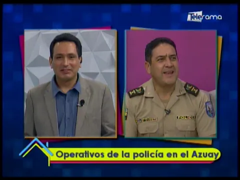 Operativos de la policía en el Azuay