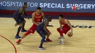 usa vs china exhibition game full highlights