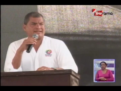 Presidente Correa cumple actividades en la ciudad