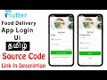Flutter ui design tutorial in Tamil Flutter Login and Sign up UI Food Delivery App SyntaxTube