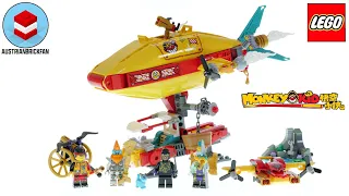 LEGO Monkie Kid 80046 Monkie Kid's Cloud Airship - LEGO Speed Build Review