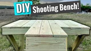 How to Build a Shooting Bench Easy DIY w Free Plans