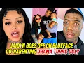 Jaidyn BLASTS Blueface for being a D ADBEAT KICKS him OUT from Pinkface BD Party it s getting UGLY