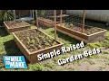 How To Build Simple Raised Garden Beds Out Of Cedar Fence Pickets Woodworking DIY TWTM