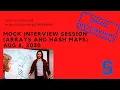 Mock Interview Session Arrays and Hash Maps - Aug 8 2020