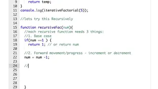 Javascript Recursive Factorial Function