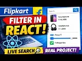 React Product Search Filter Flipkart-Style Filtering using useState