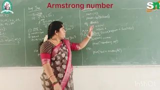 Armstrong number Problem solving using python SNS Institutions