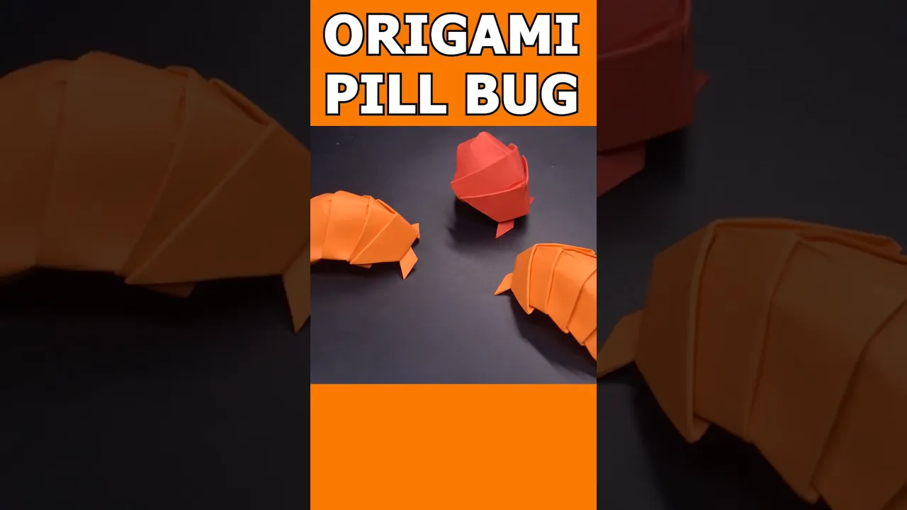 Origami pill bug