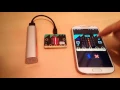 DroidScript controlling the BBC micro bit via Bluetooth LE