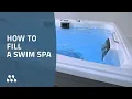 Swim Spa Start up - How to Fill a Swim Spa