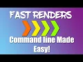 Blender Tutorial Command Line Rendering Made Easy FAST AND STABLE RENDERING