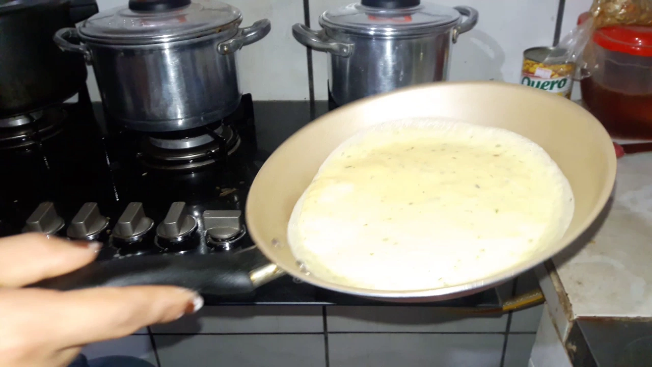 CREPIOCA COM REQUEIJÃO E FRANGO!