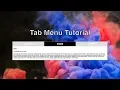 Simple Tab Menu Tutorial HTML CSS JavaScript
