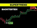 I Backtested This SuperTrend Strategy on Forex Bitcoin Stocks - Does It Actually Work