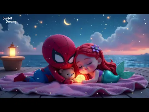 Spider-Man & Ariel Lullaby – Brahms & Mozart – 4K FULL HD