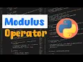 A Beginner s Guide to the Modulo Operator in Python ByteAdmin