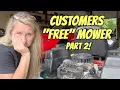 Gambling On Free Mowers Would You Pay For This Repair Customers Troy-bilt Mustang Zero Turn