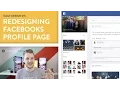 Daily Design 015 - Redesigning the Facebook Profile Page
