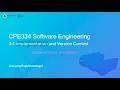 Module 3 1EN Implementation and Version Control
