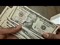 Realistic Prop Money 10 Bills Counting