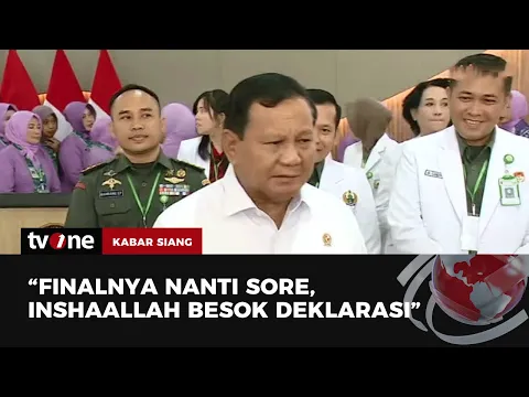 Prabowo Akan Umumkan Cawapres Besok
