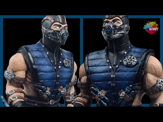 Sculpting SUB-ZERO | MORTAL KOMBAT | MK X Skin | Polymer Clay | Timelapse