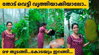 തോട് വെട്ടി തെളിച്ച് വൃത്തിയാക്കിയാലോ... @saranyasbeautyvlogs
