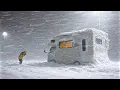 Lagu 【日本最北端の脅威】恐怖の30分！暴風雪警報下でホワイトアウトに飲み込まれた夜｜北海道旅②　編｜キャンピングカー車中泊