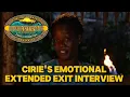 Cirie s Emotional Extended Exit Interview - Survivor Micronesia