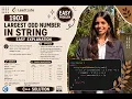 LeetCode 1903 Largest Odd Number in String Easy Problem C Solution
