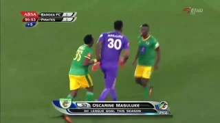 هدف خرافي لحارس جنوب إفريقي في الوقت القاتل 