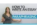 Download Lagu How to write a good essay: Paraphrasing the question