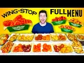 Trying Wingstop s FULL MENU - Every Buffalo Wing Flavor
