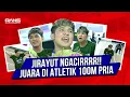 JIRAYUT GEBRAK TOSI SEASON 2! SEKALI IKUTAN LANGSUNG JUARA DI ATLETIK 100M PRIA!!