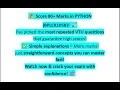 MOST IMPORTANT QUESTIONS for INTRODUCTION TO PYTHON PROGRAMMING VTU 1st Year 2025 Must-Watch