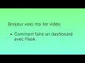 Faire un dashboard avec Flask - Bot Discord