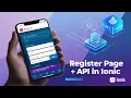 Design a Stunning Register Page Connect Web API in Ionic with ChatGPT