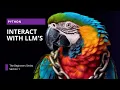 Python Interacting With LLM s - LangChain