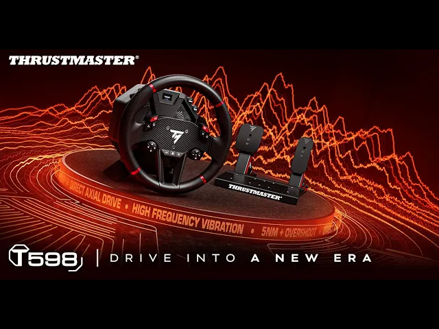 Thrustmaster T598-P Direct Axial Drive Force Feedback Racing Wheel
